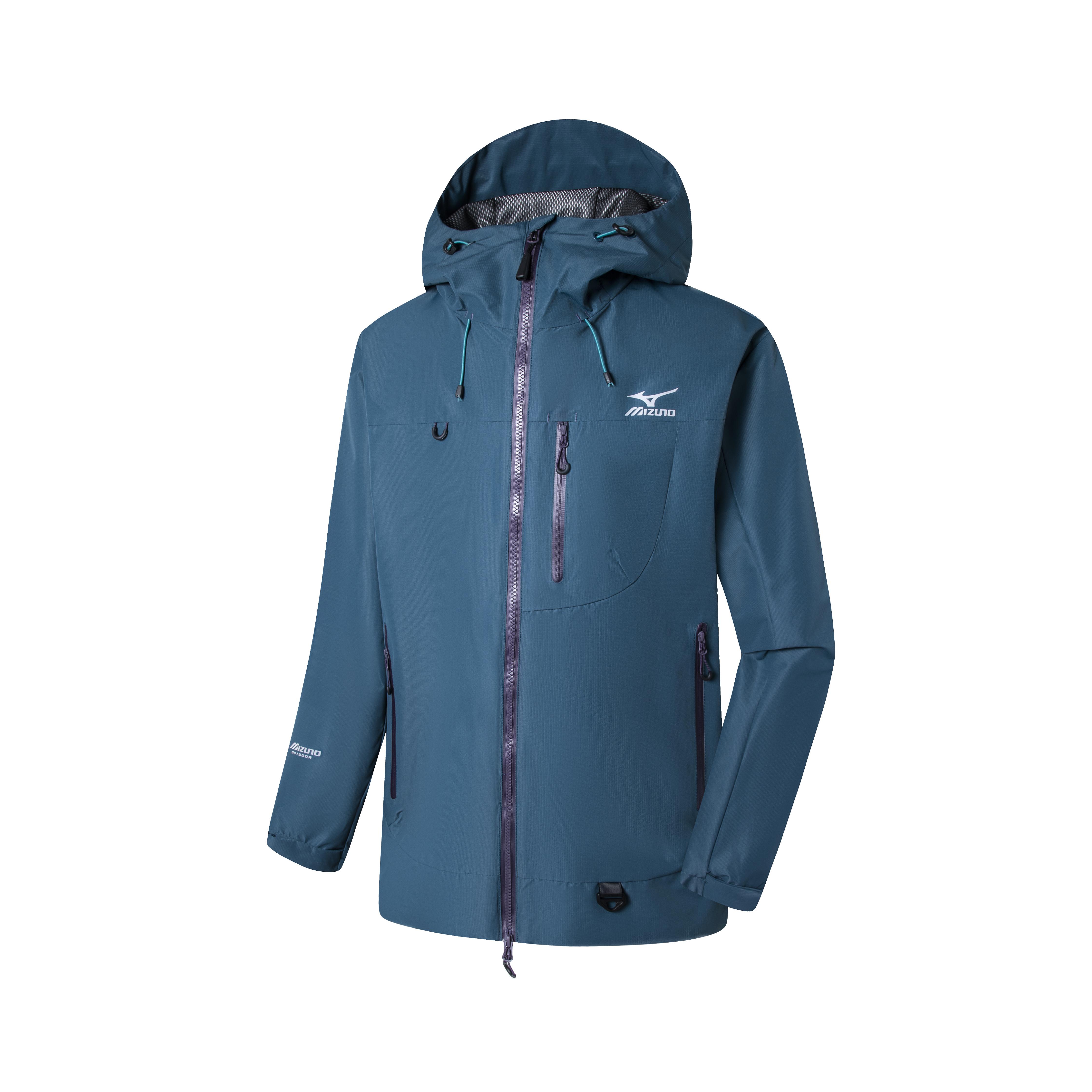 Mizuno Waterproof, Windproof, Breathable, And Abrasion Resistant Windbreaker Jacket Unisex A2CC2568 M