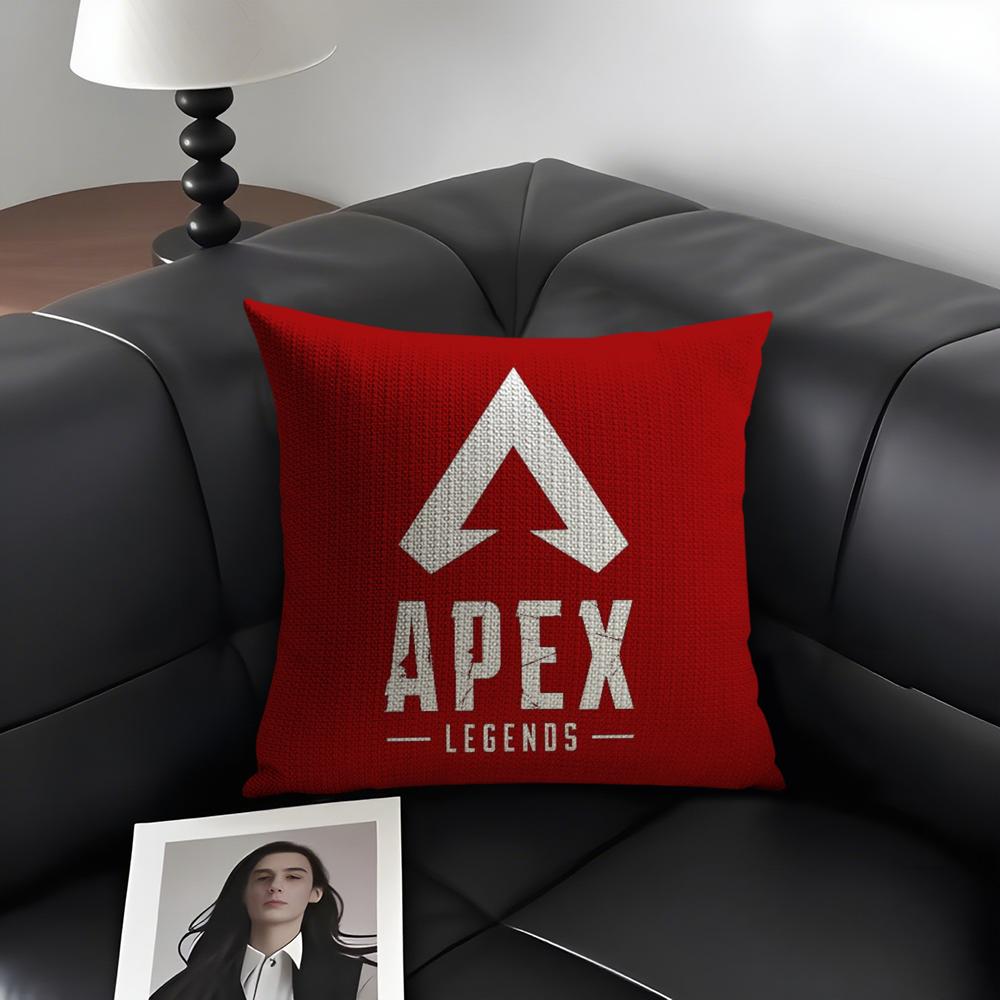 Game A-Apex Legends Cushion Cover Summer Breathable Linen Organic Fabric Double-Sided Printing Sofa Pillow Case Home Decor