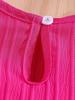 Girls' Rose Red Sleeveless Vest & Ruffle Shorts Set for Summer