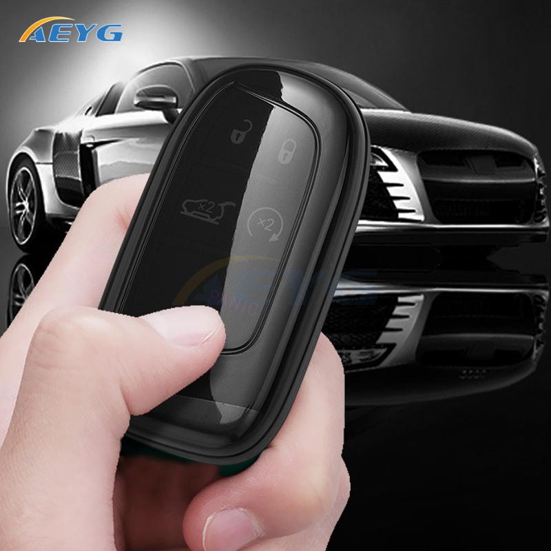 Tpu Car Key Case Cover Shell Fob For Jeep Grand Cherokee Dodge Ram 1500 Journey Charger Dart Challenger Durango Protector