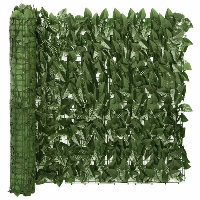 VidaXL Brise-vue de Balcon avec Feuilles, Clôture en Feuilles Artificielles, Écran d'Intimité, Décoration de Jardin Cour, 3216422