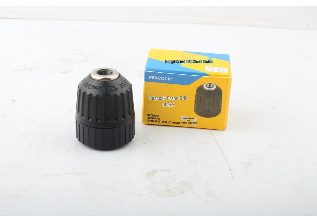 Peacock Ratchet Metal & Plastic Hand-Tightened Drill Chuck
