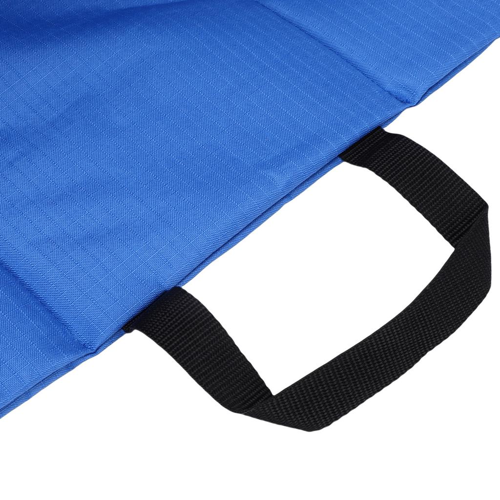 Foldable Stadium Seat Cushion Foam Bleacher Chair with Back Support Carry Handle for Sports Events Beach