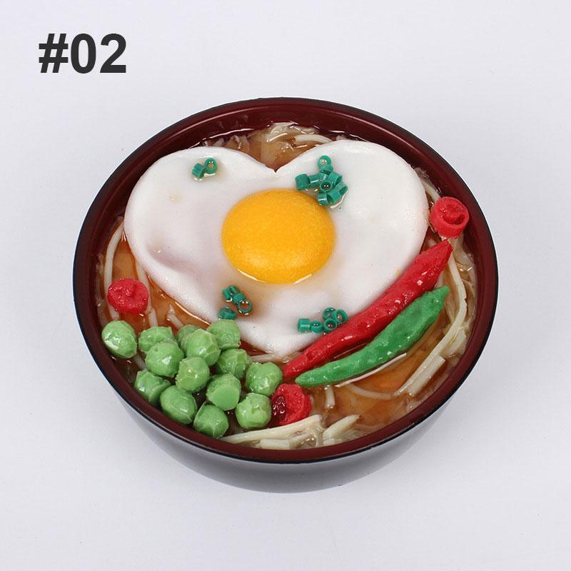 Plastic Fake Ramen Piggy Bank Egg Beef Seafood Ramen Bowl  Simulated Food Model Funny Piggy Bank Restaurant Window Display