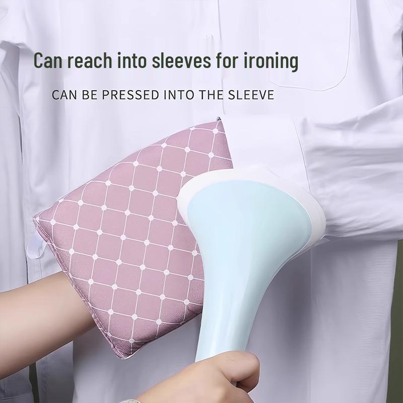 Compact Handheld Ironing Board with Garment Steamer, Anti-Scald Gloves, and Iron Pad for Clothes
