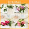 Décoration de Fleur Artificielle Pivoine en Soie pour Mariage Maison Bureau Affichage