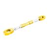 HANSWD Aluminum Motorcycle Handlebar Stylish Adjustable Crossbar Braces for 22mm Diameter Clamps Brace, (Gold)