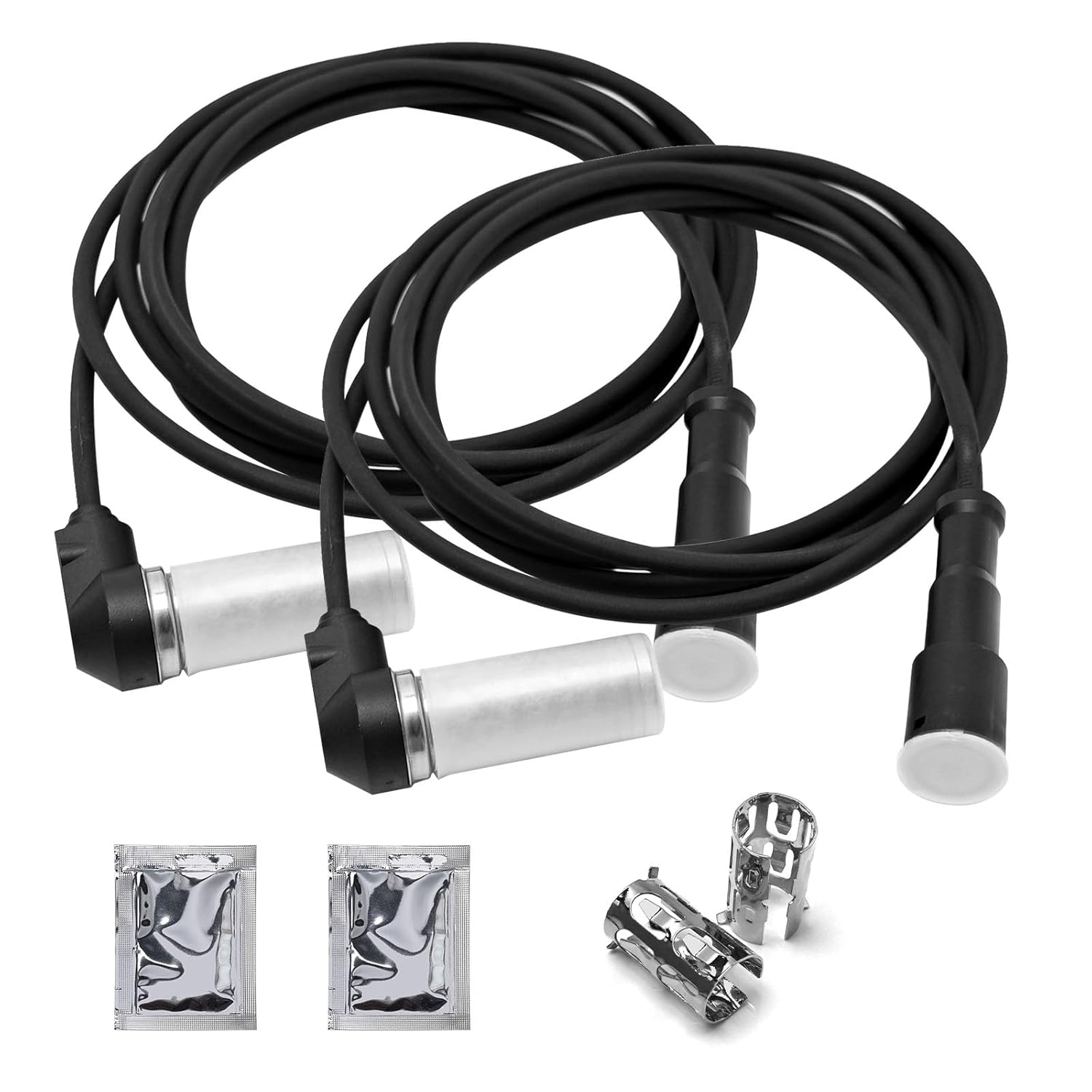 2 Pcs Truck Wheel Speed ABS Sensor Harness Replacement For Meritor Replacement For Wabco 4410328140 4410326180
