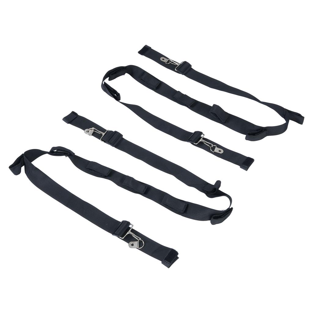2Pcs Car Fishing Rod Holder Polyester Fishing Pole Rack Strap for SUV MVP RV Minivan