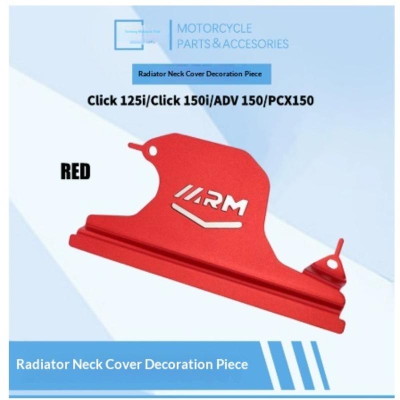 Arm Motorcycle Radiator Neck Cover For Honda Click150 Adv150 Pcx150 Plug And Play Free Sticker