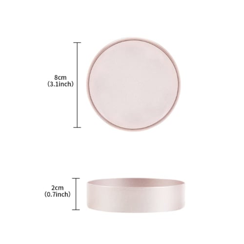 CANDeal Tart Pan, 3-Inch Nonstick Round Quiche Pan with Removable Loose Bottom, Mini Round Tart Pan (Pack of 8)