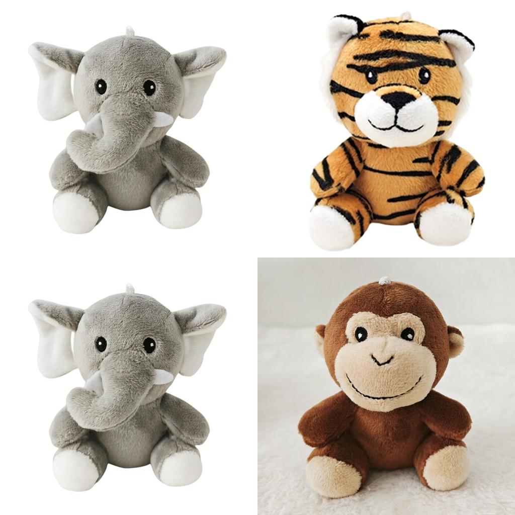 Jungle Animal Lion Tiger Giraffe Stuffed Toy Wholesale Stock