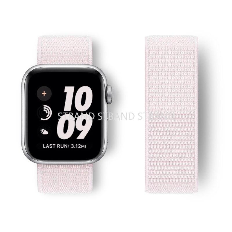 Řemínek s nylonovou smyčkou pro řemínek Apple Watch 45 mm 41 mm 40/44 mm Chytré hodinky Pásek s páskem Náramek iWatch Series 4 5 SE 6 7 Řemínek k hodinkám