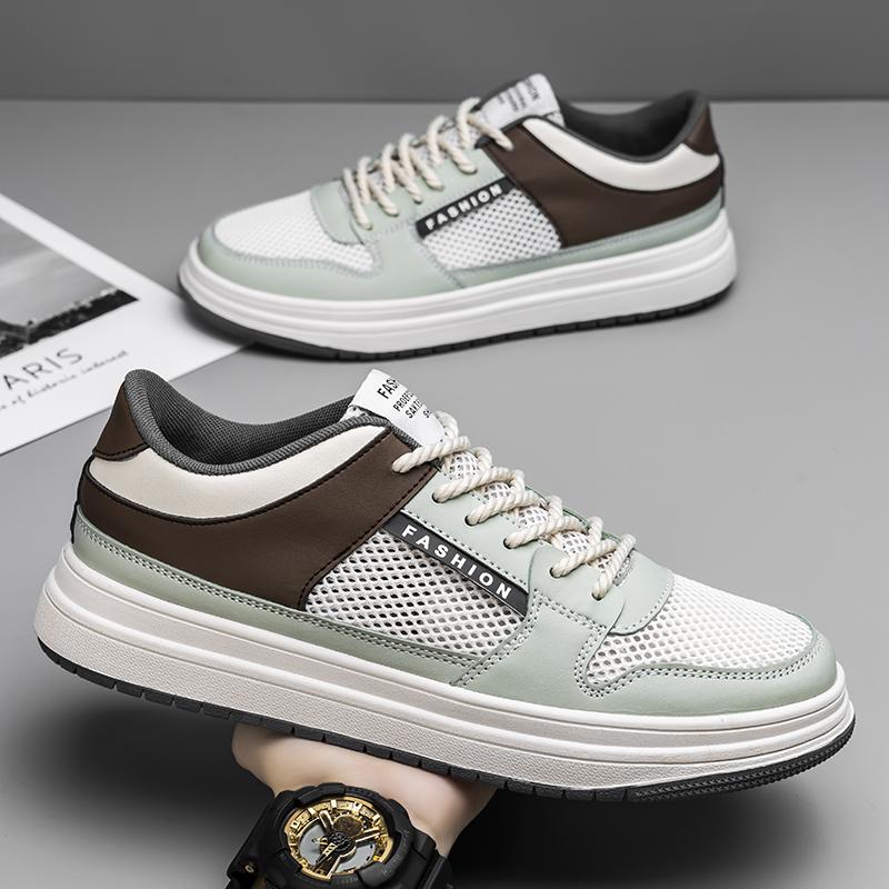 Fashion Shoes For Men Mesh Breathable Canvas Sneakers Male Summer Walking Sneakers