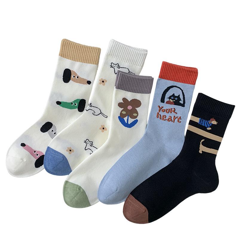 Girls Spring and Summer Fashion New Lovely All Build In Tube Socks