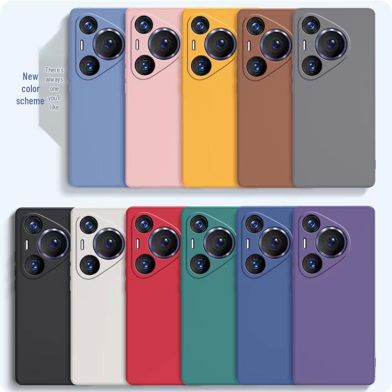 Compatible with Huawei Pura70, P70ultra, and Pure70Pro+ Liquid Silicone Phone Cases