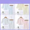 Baby Summer Cotton Pajamas Set With Antibacterial Fabric For Newborn Infants