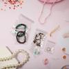 PVC Jewelry Bag Clear Plastic Zipper Self Adhesive Rings Earrings Storage Pouch Jewelry Transparent Lock Bags for Holding Jewelries