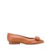 Salvatore Ferragamo Ferragamo Vara Bow Flat Pumps Brown
