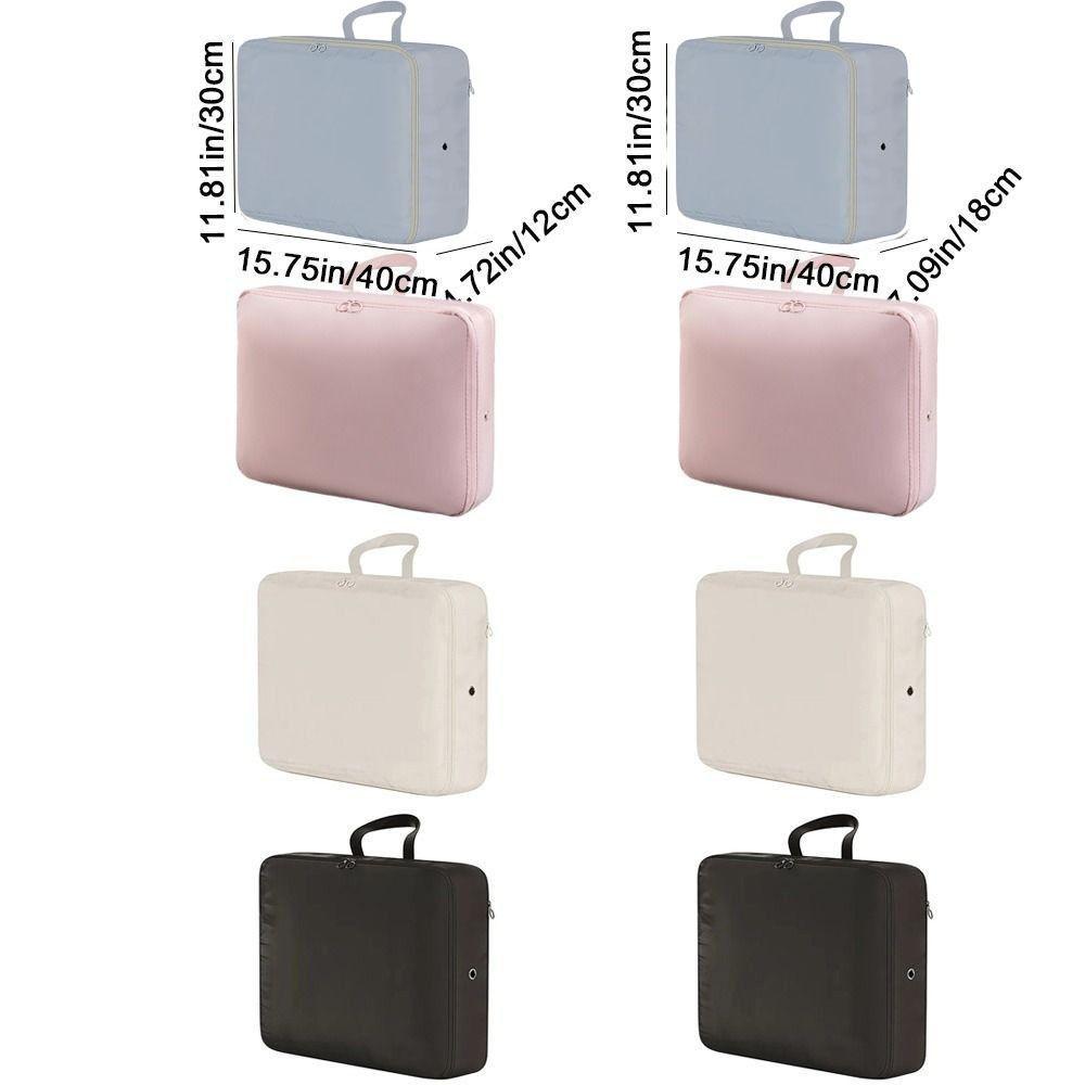 Foldable Puffer Jacket Storage Bag Polyester Compressed Travel Clothes Bag  Wardrobe