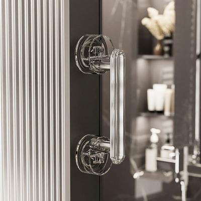 Anti-slip Handrail with Suction Cup No Drilling Shower Handle Offers Safe Grip for Safety Grab In Bathroom Bathtub Glass Door