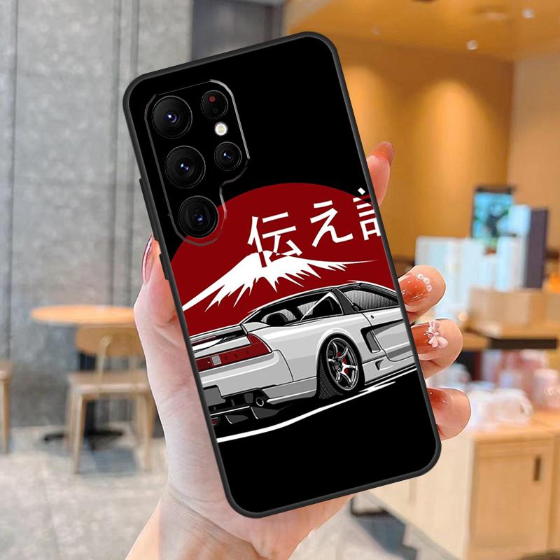 Sports Car JDM Drift Phone Case For Samsung Galaxy S25 S24 S23 S22 S21 S20 Ultra S9 S10 Plus S25 FE Back Cover