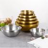 Stainless Steel Salad Basin Mixing Bowl Household and Scale Cooking Kitchen Knead Dough Cooking Baking Cream Style Tableware