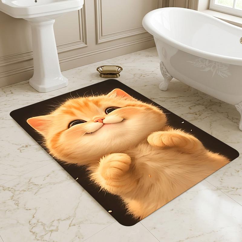 Kitty Cat Living Room Nonslip Area Rug Soft Carpet For Bedroom Game Playroom Sofa Office Home Decor Doormat Christmas Gift C9261593