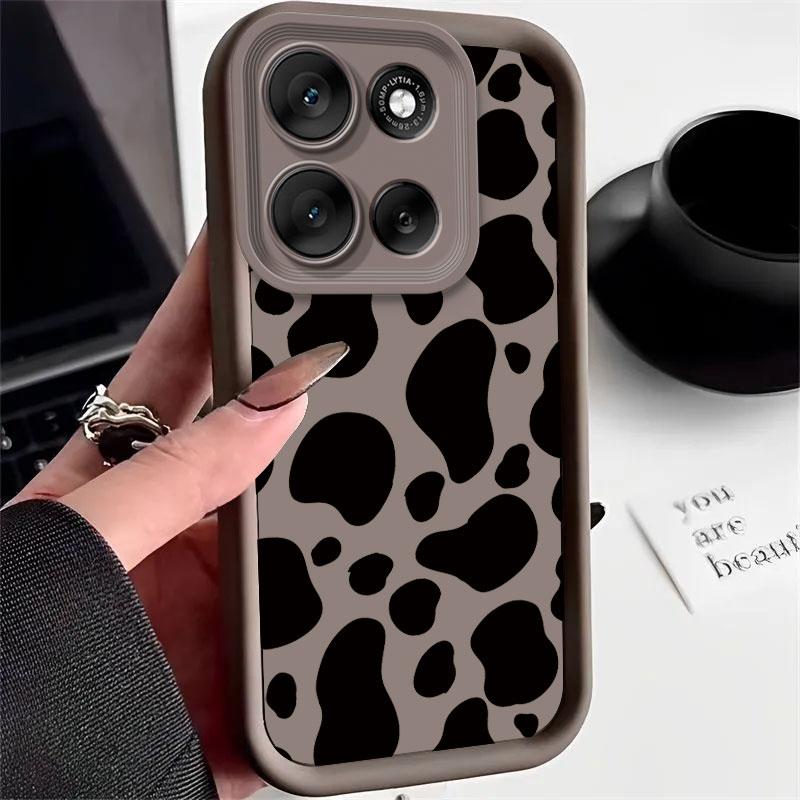 For Motorola Moto G86 Moto G56 5G Moto G56 5G G86 Case Protect Leopard Print Pattern Silicone Soft Phone Case Matte Back Cover