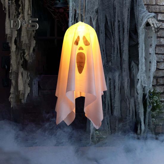 Halloween Ghost Decorations Outdoor Glowing Ghost Decoration Spooky Haunted House Ghost Prop Halloween Yard Decor