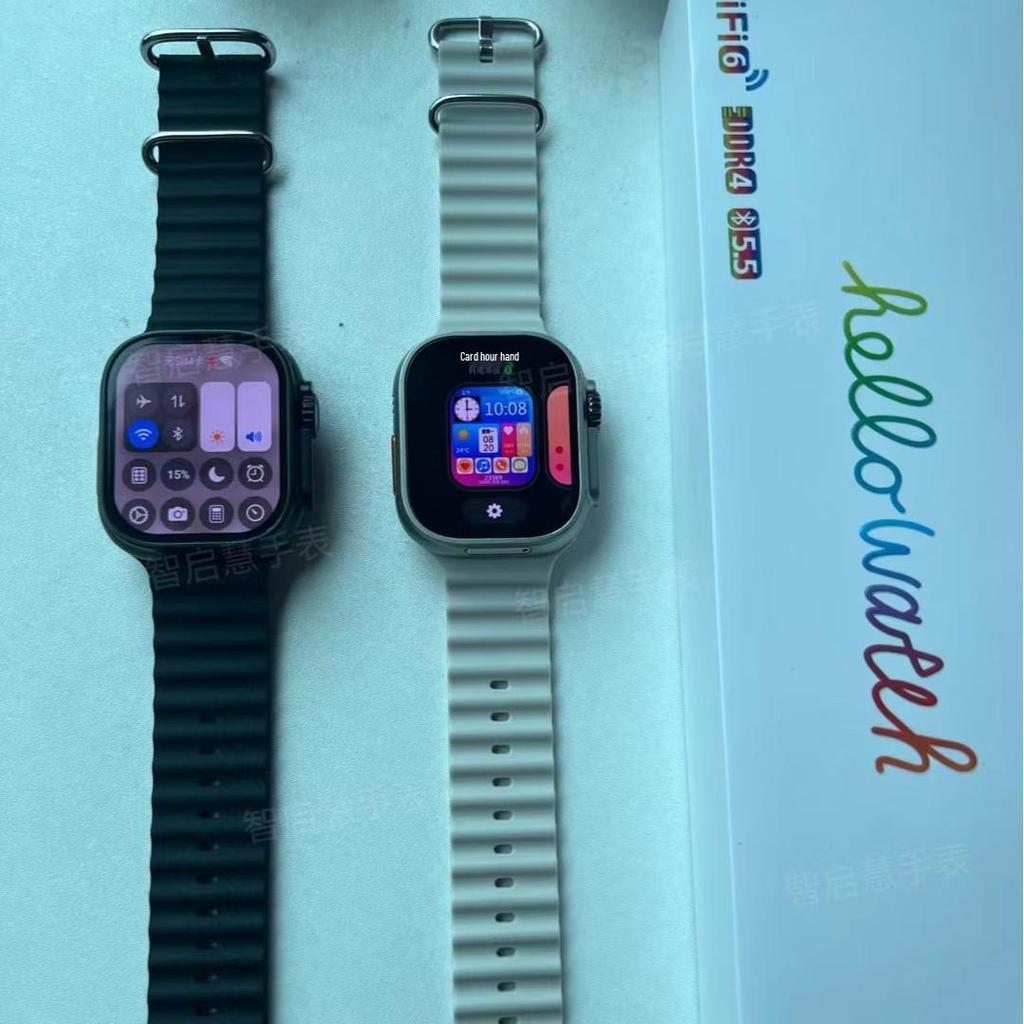 YU9 Smartwatch with WiFi 6, SIM Card, Fingerprint Unlock, Phone Features & Morse Code Xiao Su Mi System