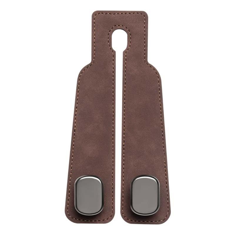 Car Seat Back Hook Conceals Bag Hook Leather Storage Solution for Organization