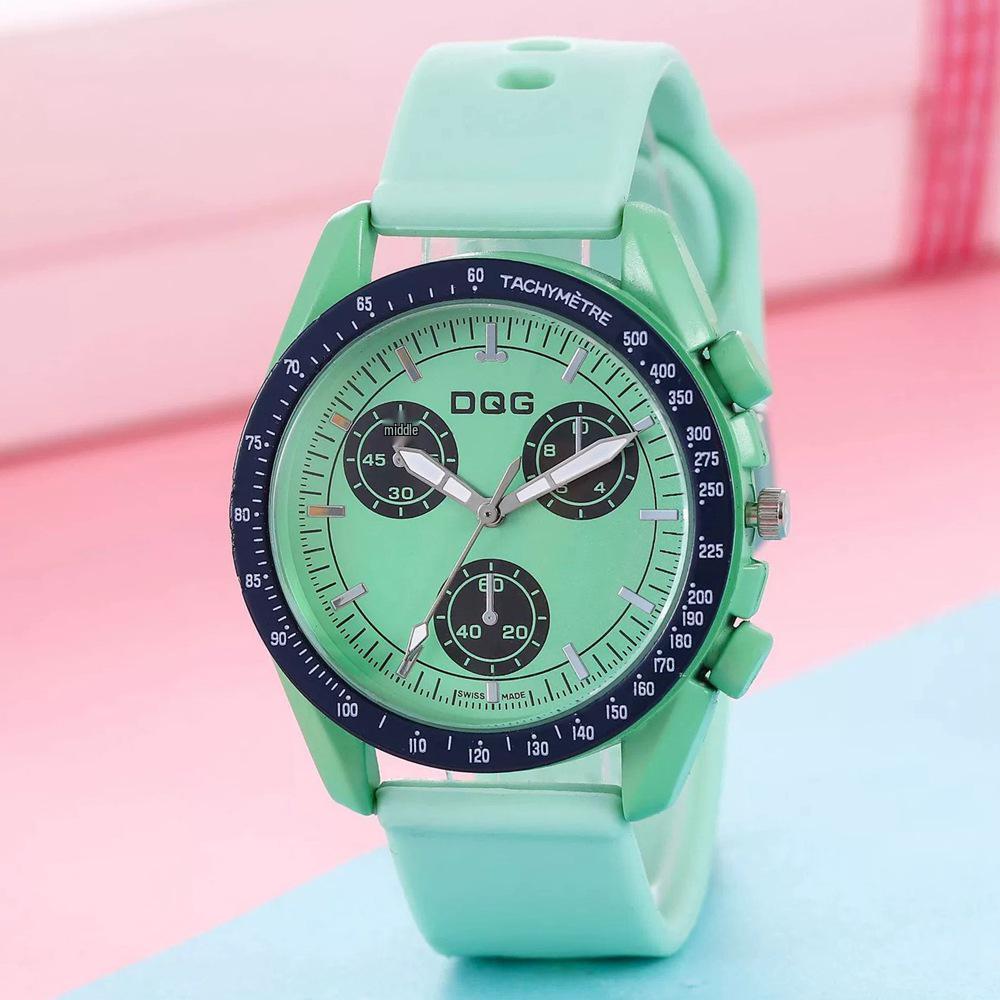 Unisex Fashion Quartz Watch with Silicone Strap - Casual Style