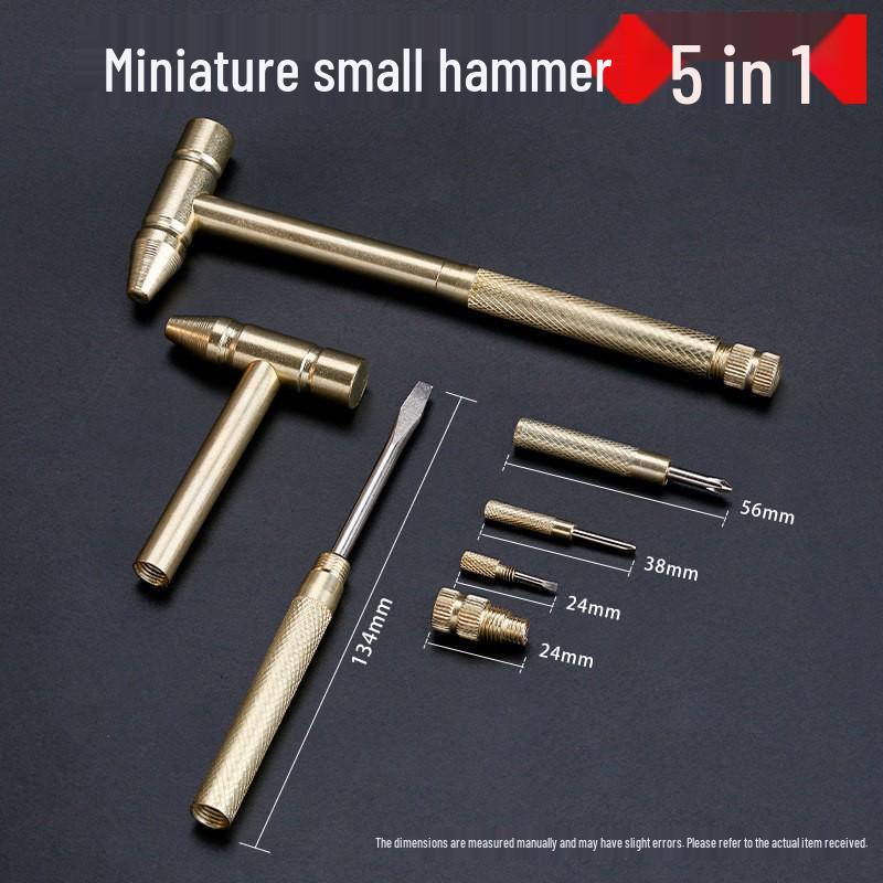 Mini Round Head Multi-functional Watch Repair Hammer