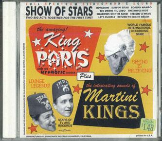 

CD AMAZING KING PARIS MARTINI KINGS Show Of Stars SW519 SWINGOMATIC 2008 US Rock Used