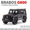 1/18 Mercedes Benz G800 Ordinary Version Without Spray Alloy SUV Diecast Model Collection Ornament Fine Birthday Gift for Friend