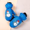 Outdoor Thick Warm Ski Gloves Non-slip Windproof Waterproof Mittens Winter Cute Sports Gloves for 2-5 Years Old Boys Girls