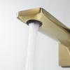 Brushed Gold Basin Faucet Concealed Bathroom Sink Faucet In-Wall Basin Spout Mixer Tap Set Combination Blanoir Solid Brass Tap