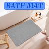 Super Absorbent Bathroom Mat, Bathroom Rug Rubber Backing Non-slip, Quick Drying And Machine Washable, Comfortable Cloth Bathroom Mat