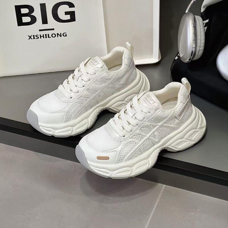 Dopamine Platform Dad Shoes Women's Autumn New Versatile, Lightweight and Breathable Casual Height-increasing Sports Shoes