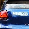 Lustiger Autoaufkleber FAKE TAXI Drifting Sign Race Auto Vehicle Decal Dekoration