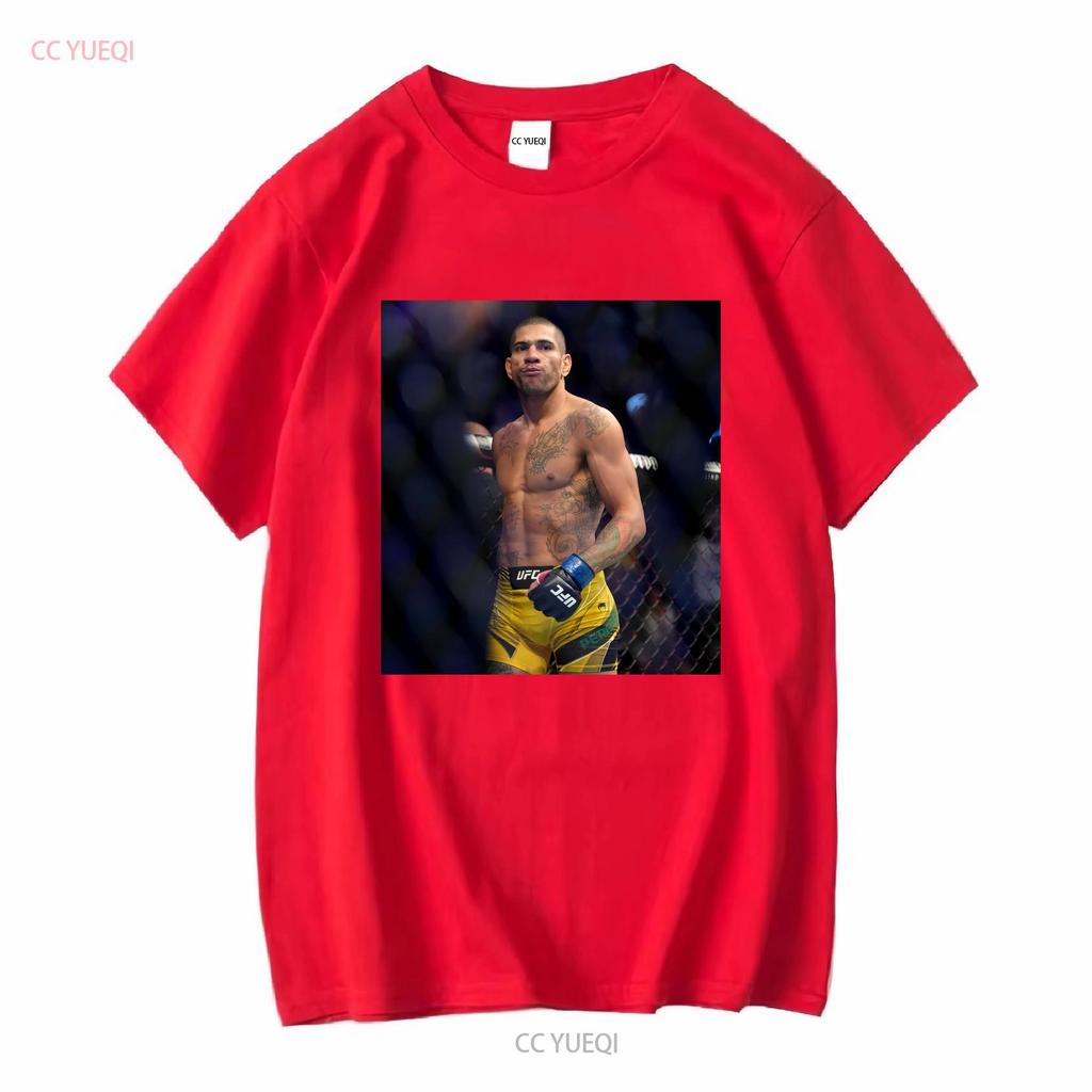 Alex Pereira T Shirt long or short sleeves vintage Washed Stylish graphic fashion streetwear Stretched Versatile Slightly