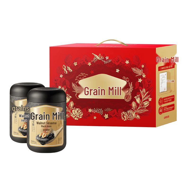 Wugu Mill Nourishing Black Sesame & Walnut Powder Gift Box
