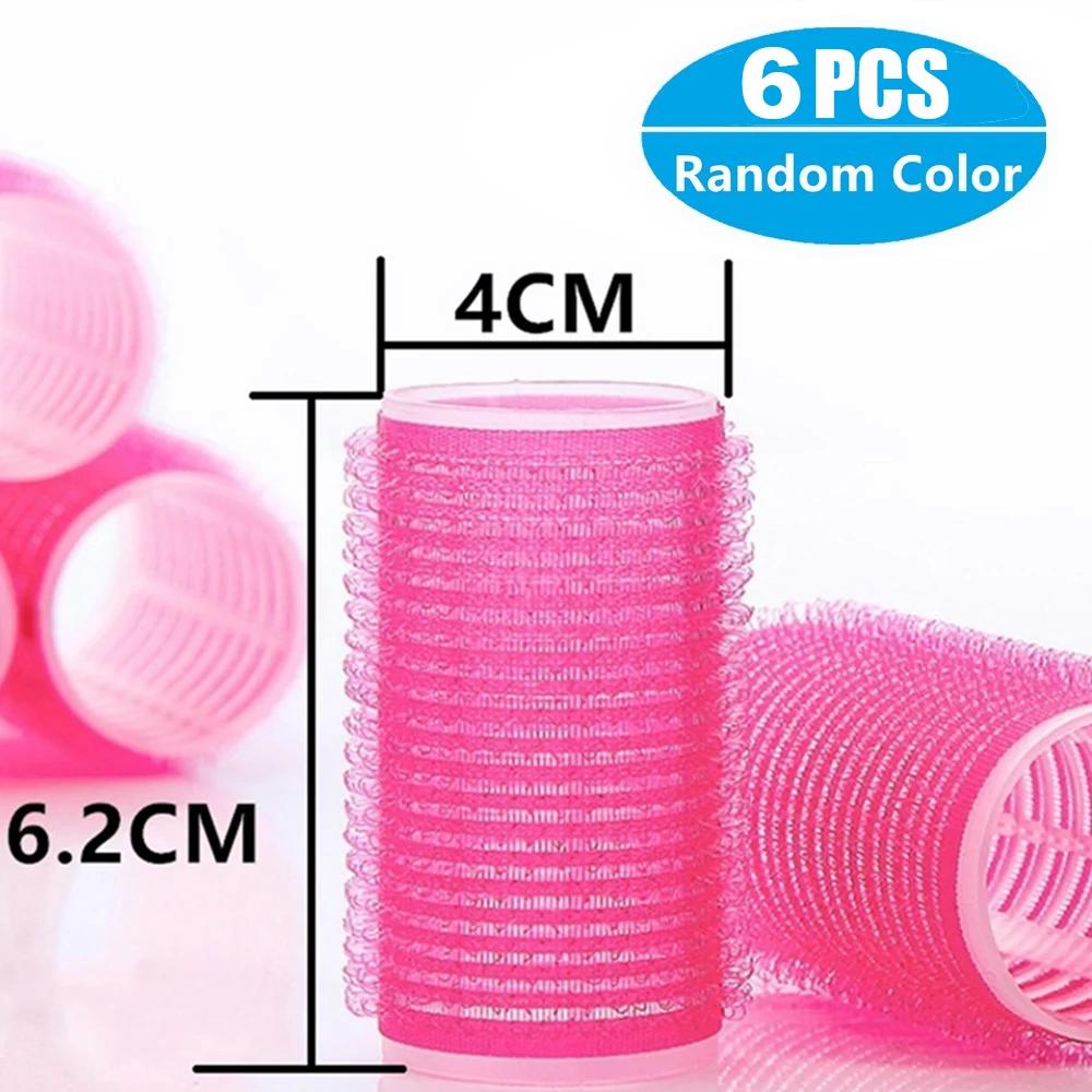 1/2/6pcs Hair Root Fluffy Clip Lazy Hair Edge Clip Women Top Styling Curling Barrel Portable Korean Bangs Side Clips Hair Roller