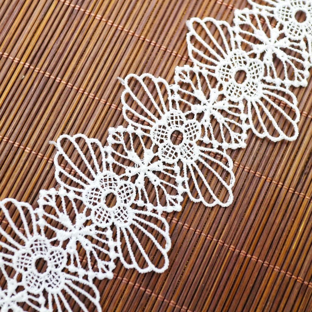 Hollow Candy Polyester Water-Soluble Lace Lace Clothing Decoration Material, Bilateral Handmade Lace Accessories