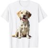 Labrador Retriever Dog Graphic Pet Art Labrador Retriever T-Shirt