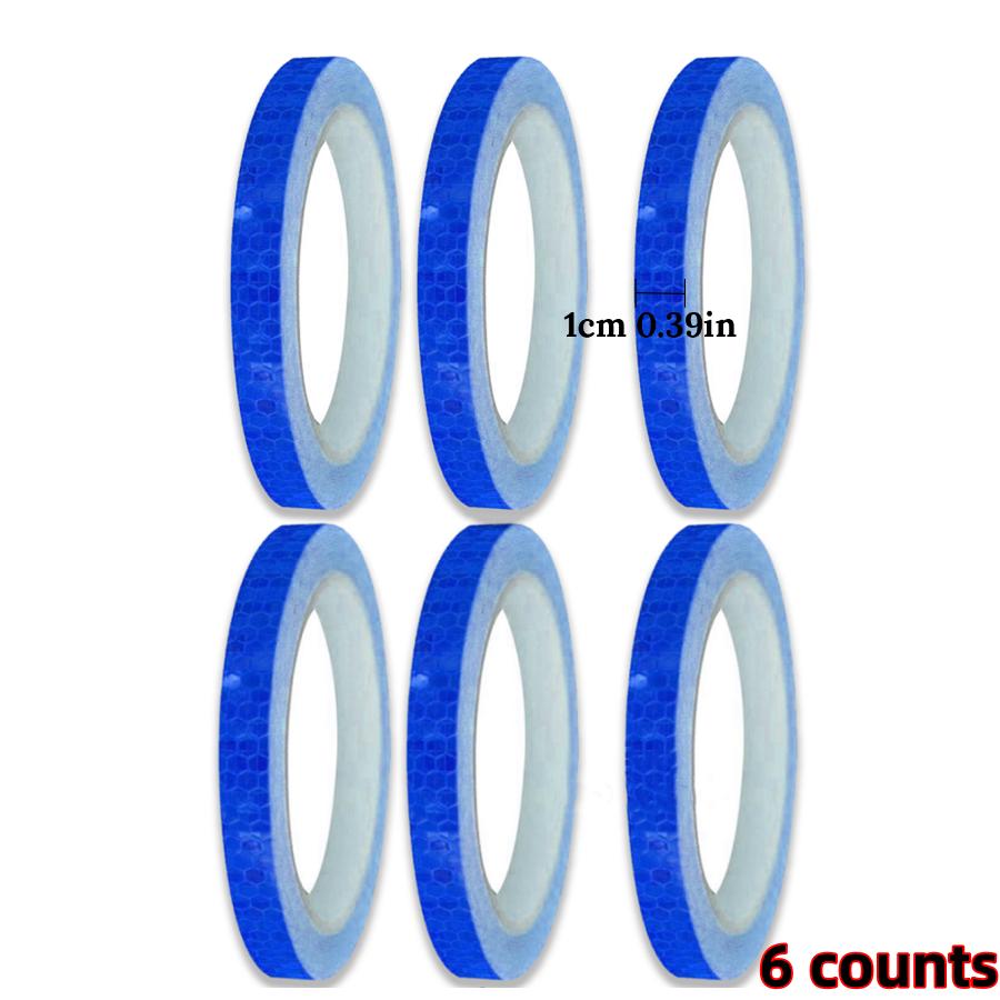 Auto Reflektierende Aufkleber Motorrad Fahrrad Reflektor Sicherheitswarnung Felgenaufkleber Band Auto Zubehör Auto Dekoration