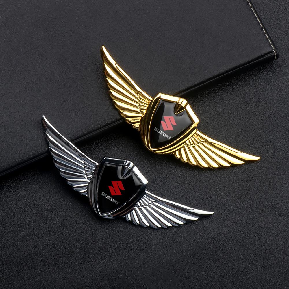 Auto Styling Metal Body Trunk Car Wings Side Mark Decoration Stickers For Suzuki Samurai Ltz 400 Vitara Gsr 600 SX4 Escudo Swift