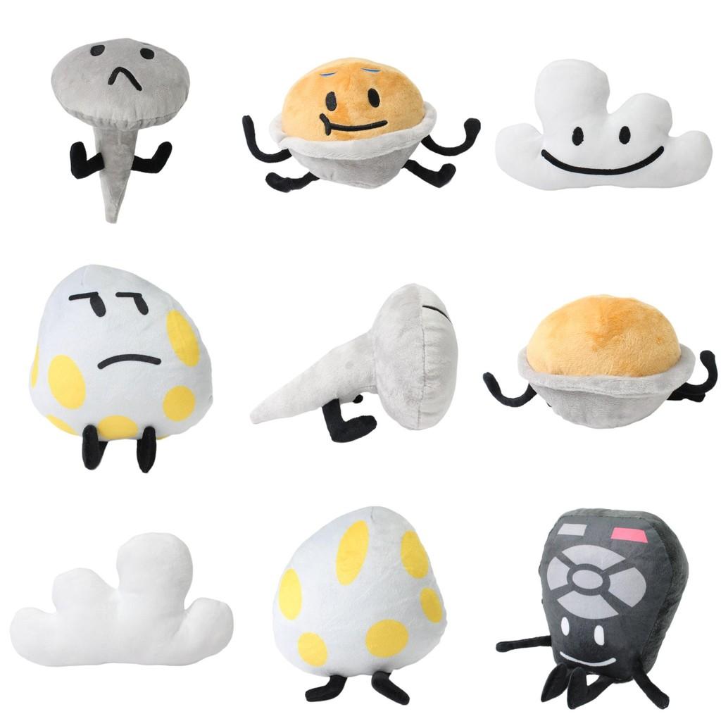 Entzückendes Cartoon-Plüschpuppen-Set mit weichem PP-Baumwollmaterial, einzigartigen Designs, leuchtenden Farben für Kinder, Sammler