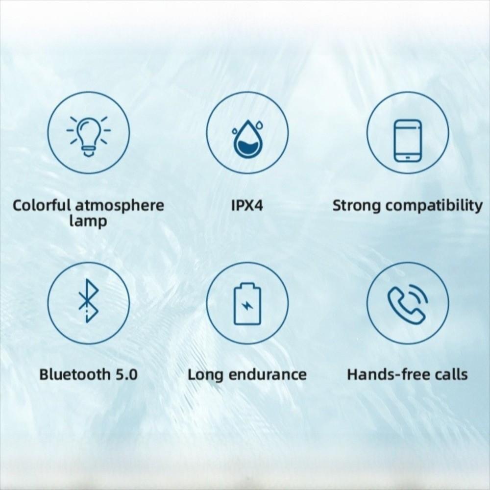 with Suction Cup Mini Bluetooth Speaker Portable Waterproof Handsfree Loudspeaker  For Bathroom